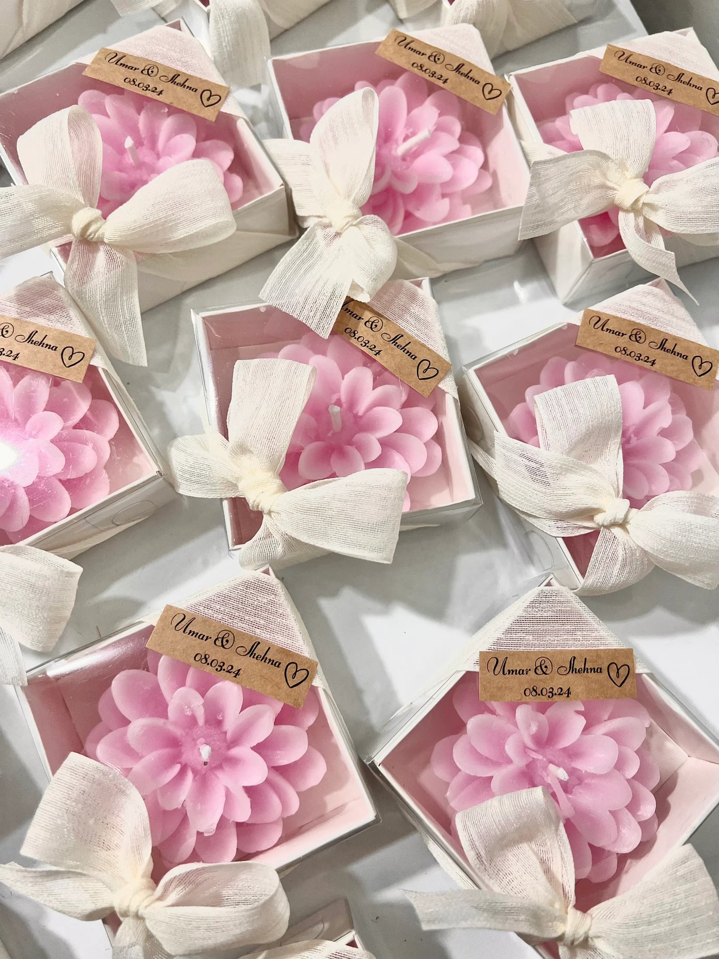 Bulk guest gifts, Lotus flower candles, Wedding Candle gift, Baby Shower Candles, Party Favors