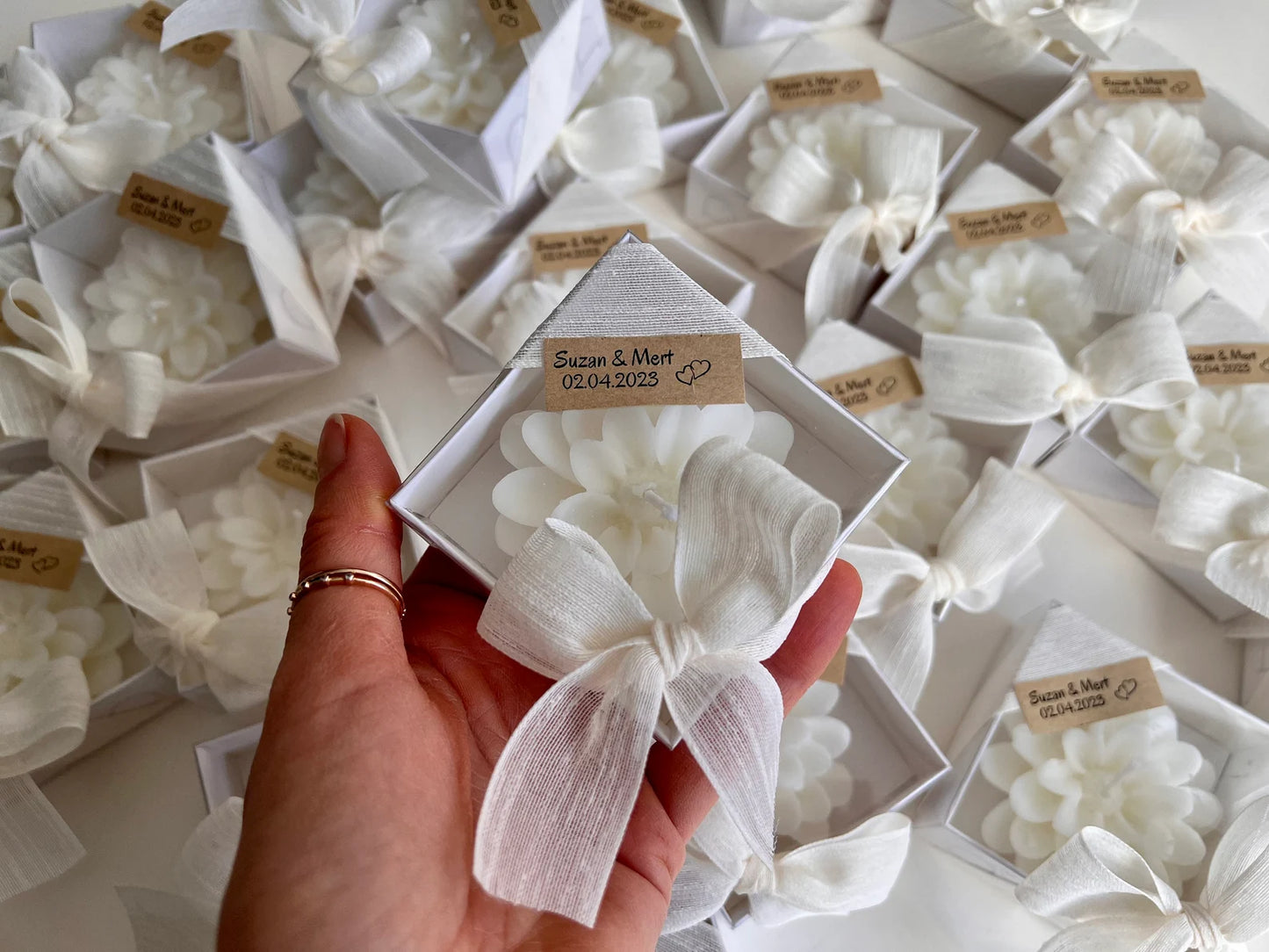 Bulk guest gifts, Lotus flower candles, Wedding Candle gift, Baby Shower Candles, Party Favors
