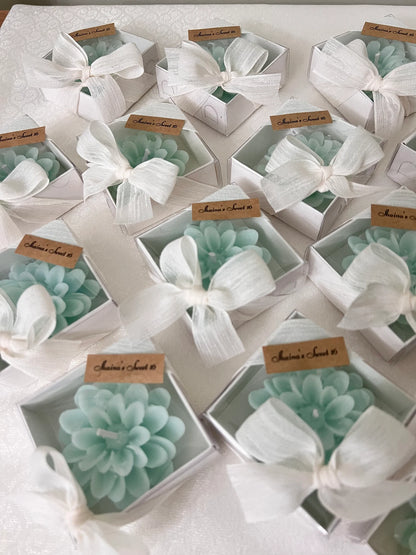 Bulk guest gifts, Lotus flower candles, Wedding Candle gift, Baby Shower Candles, Party Favors