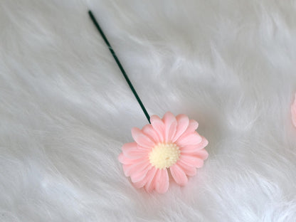 Handmade Floral Candle Bouquet, Decorative Wax Blooms, Unique Gift, Aesthetic Home Decor, Romantic Present for Her